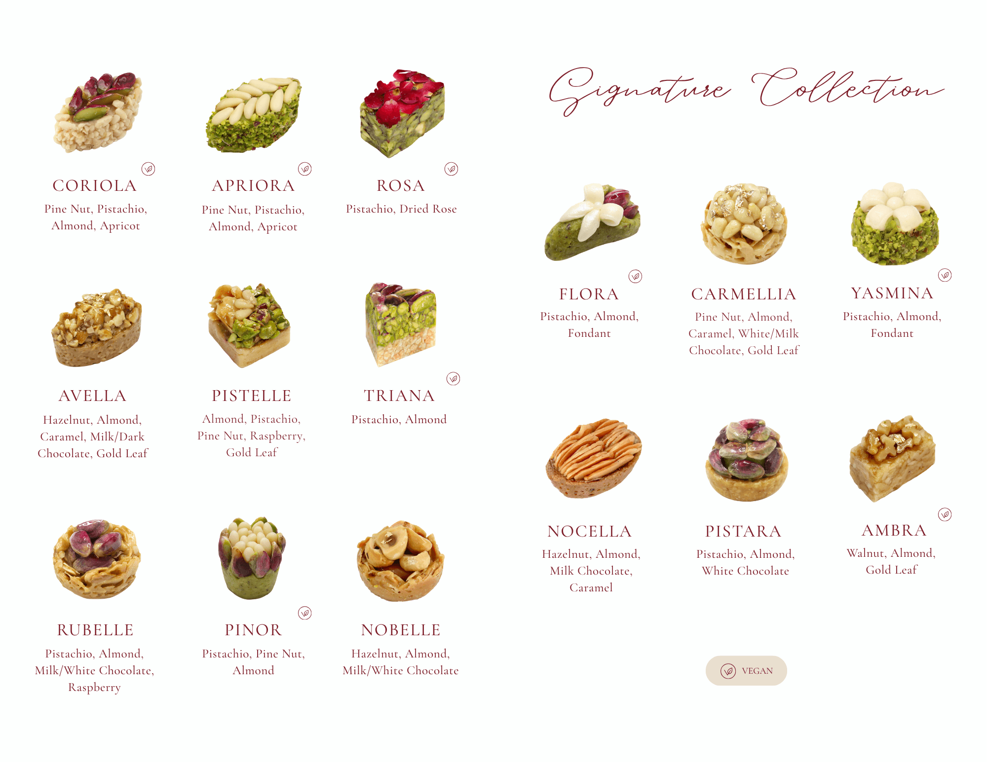 Artisan Delicacies Catalog